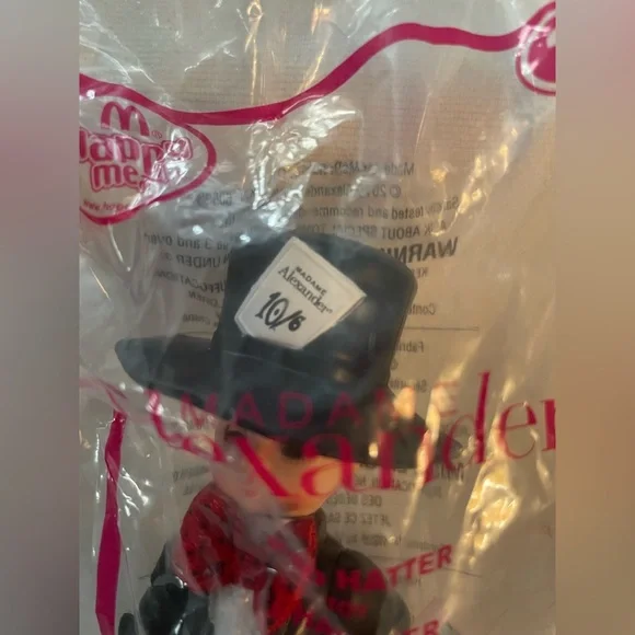 2010 Madame Alexander Doll Mad Hatter 
Happy Meal McDonalds. New Sealed - Picture 5 of 5
